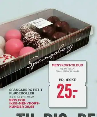 MENY Spangsberg petit flødeboller tilbud