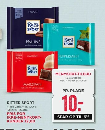 MENY Ritter sport tilbud