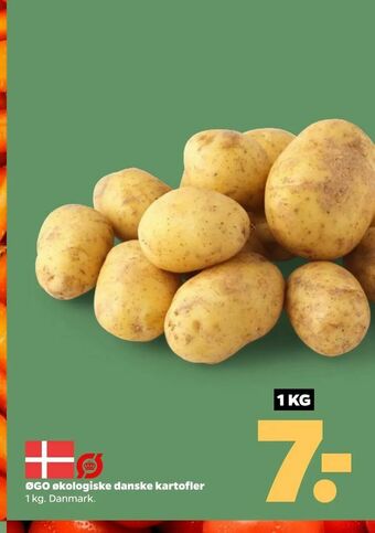 Netto ØGO økologiske danske kartofler tilbud