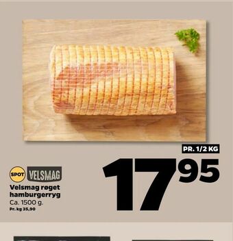 Netto Velsmag røget hamburgerryg tilbud