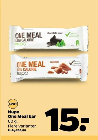 Netto Nupo One Meal bar tilbud