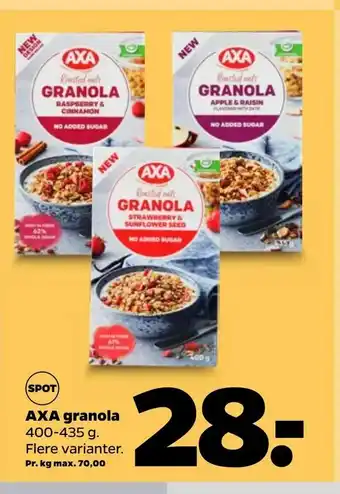 Netto AXA granola tilbud
