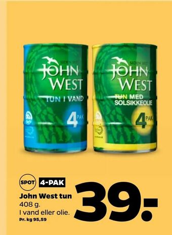 Netto John West tun tilbud