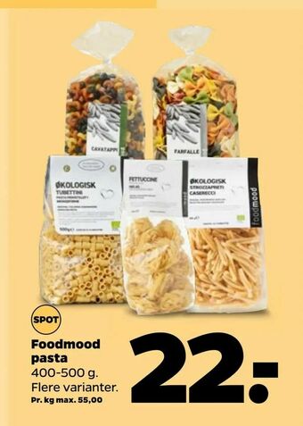 Netto Foodmood pasta tilbud