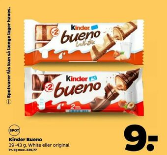 Netto Kinder Bueno tilbud