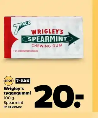 Wrigley's tyggegummi