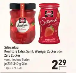 Citti Schwartau Konfitüre Extra, Samt, Weniger Zucker oder Zero Zucker tilbud