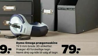Dymo Omega prægemaskine