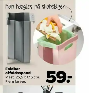 Netto Foldbar affaldsspand tilbud