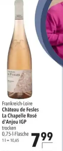 Citti Château de Fesles La Chapelle Rosé d'Anjou IGP tilbud