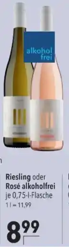 Citti Rheinhessen Riesling oder Rosé alkoholfrei tilbud