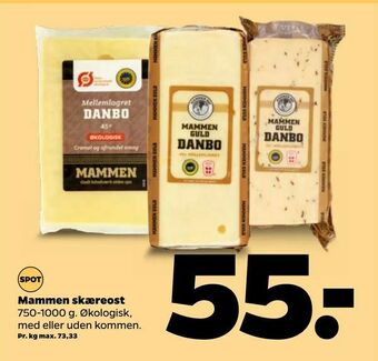 Netto Mammen skæreost tilbud