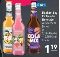 Citti Elephant Bay Ice Tea oder Limonade tilbud