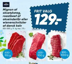 Bilka Mignon, roastbeef eller wienerschnitzler tilbud