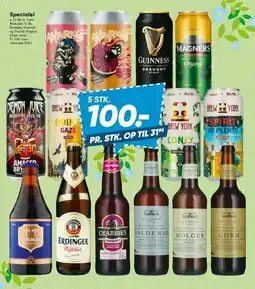 Bilka 5 stk. tilbud - udvalgte øl tilbud