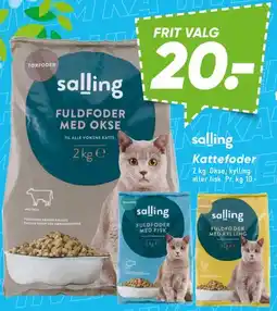 Bilka salling fuldfoder med okse 2 kg tilbud