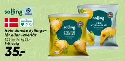 Bilka Hele danske kyllinge-lår / Overlår tilbud