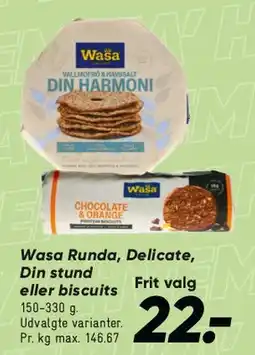 Bilka Wasa Runda / Delicate tilbud