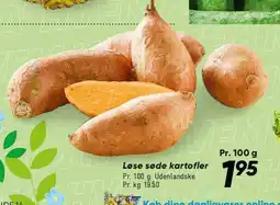 Bilka Løse søde kartofler tilbud