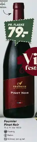 Bilka Fournier Pinot Noir tilbud