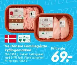 Bilka De Danske Familiegårde kyllingeprodukter tilbud