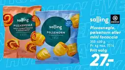 Bilka Salling - pizzasnagle / pølsehorn / mini focaccia tilbud