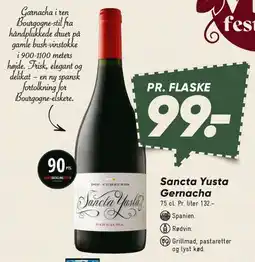 Bilka Sancta Yusta Garnacha tilbud