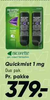 Bilka Nicorette 1 mg tilbud