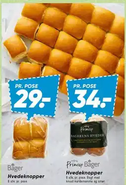 Bilka Hvedeknopper / bagte rundstykker tilbud