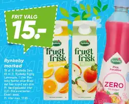 Bilka Rynkeby - Frugt Frisk & Rynkeby Zero (assorted) tilbud