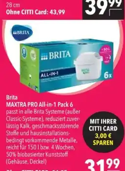Citti Brita maxtra pro all-in-1 pack 6 tilbud