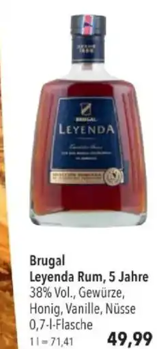 Citti Brugal Leyenda Rum, 5 Jahre tilbud