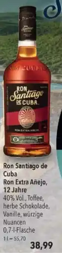 Citti Ron Santiago de Cuba Ron Extra Añejo, 12 Jahre tilbud