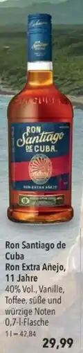 Citti Ron Santiago de Cuba Ron Extra Añejo, 11 Jahre tilbud