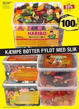 Calle Haribo, Pingvin el. Malaco Bøtter tilbud