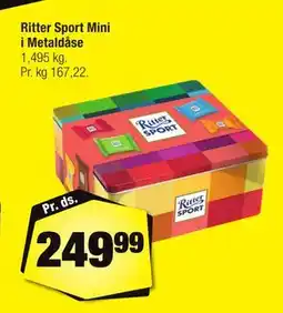 Calle Ritter Sport Mini i Metaldåse tilbud