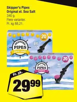 Calle Skipper's Pipes Original el. Sea Salt tilbud