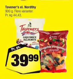 Calle Tavener's el. Nordthy tilbud