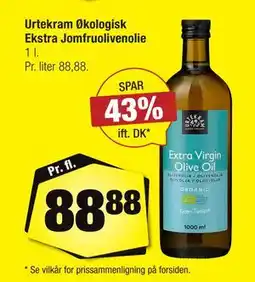 Calle Urtekram Økologisk Ekstra Jomfruolivenolie tilbud