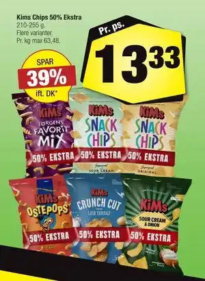 Kims Chips 50% Ekstra