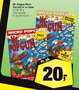 Calle Mr. Popgun Micro Pop Salt el. m. Smør tilbud