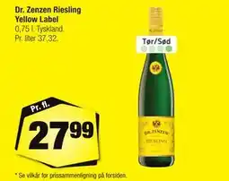 Calle Dr. Zenzen Riesling Yellow Label tilbud