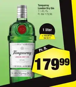 Calle Tanqueray London Dry Gin tilbud