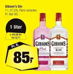 Calle Gibson's Gin tilbud