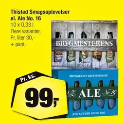 Calle Thisted Smagsoplevelser el. Ale No. 16 tilbud