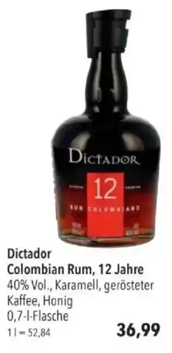 Citti Dictador Colombian Rum, 12 Jahre tilbud