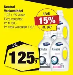 Calle Neutral Vaskemiddel tilbud