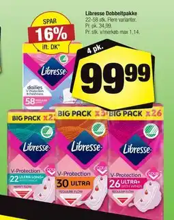 Calle Libresse Dobbeltpakke tilbud
