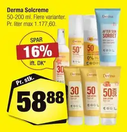 Calle Derma Solcreme tilbud