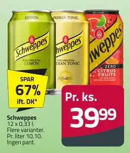Fleggaard Schweppes tilbud
